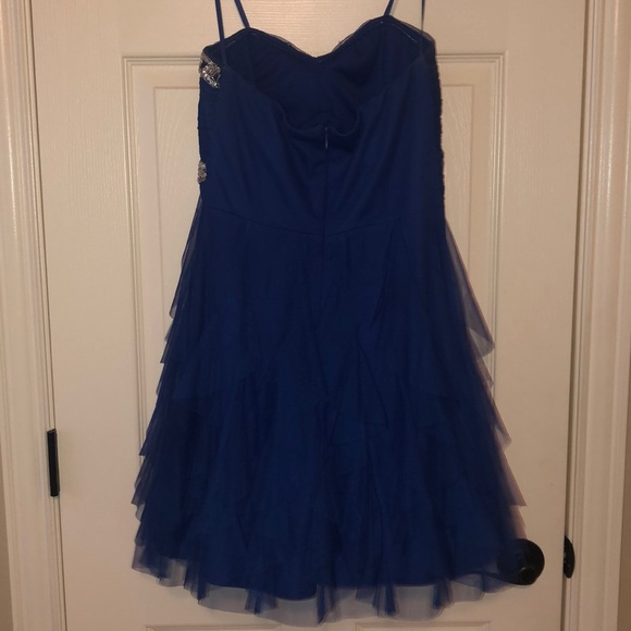 Blue Homecoming Dress - Picture 2 of 2
